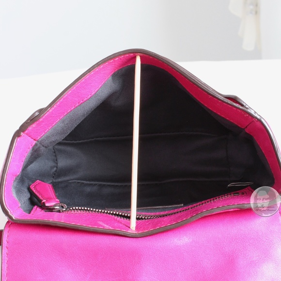 Reed Krakoff Crossbody Bag Standard Mini Pink Leather with Adjustable Strap - Picture 8 of 10